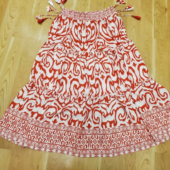 NWT Boho Skirt Calypso St Barth Tropical Long Flowy M - Picture 9 of 12